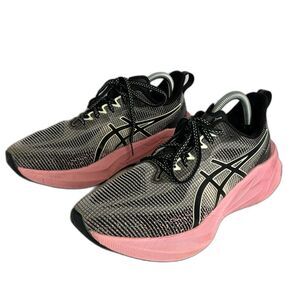 ASICS novablast 3 LE black pink rave athletic running shoes size 9.5